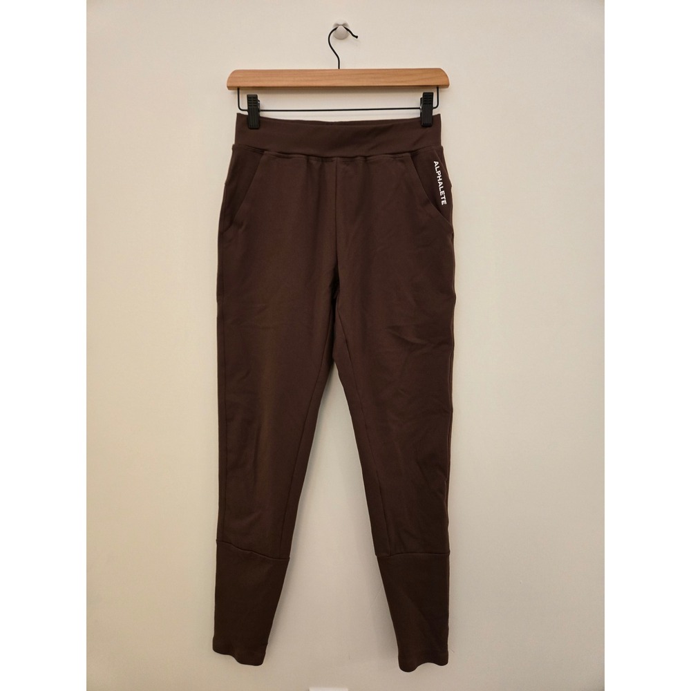 Alphalete Women's‎ Joggers Brown Athletic Workout Pants Pockets XS